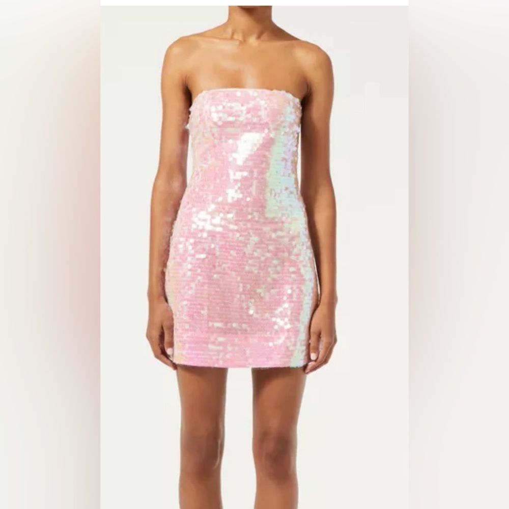 RHODE - Giovanna Dress - Pink Sequins - NWT - Size 6